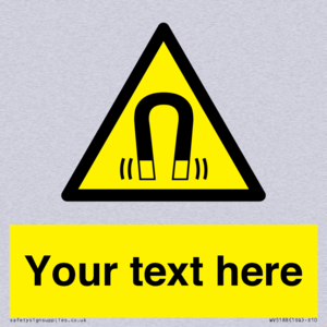 Custom Magnetic Field Sign